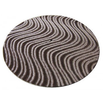 DJ Turntable Slipmats Chestnut Velvet Swirl Pair New