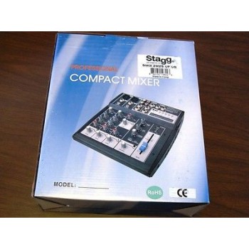 STAGG SMIX 2M2S UF Multi-Channel Stereo Mixer USB New