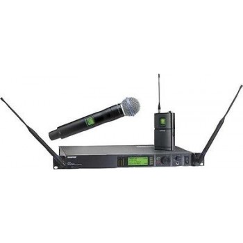 SHURE UR124S+/BETA58-J5 Handheld Wireless Microphone System w/Cascade New SHURE UR124S+/BETA58-J5 Handheld Wireless Microphone System w/Cascade New