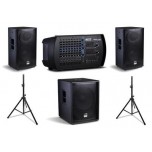 ALTO Professional 18 Input Portable PA System 12" Tops 15" Powered Subwoofer New