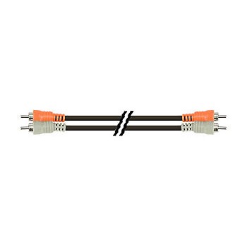 Hosa CRA-202 6.6ft Dual RCA Male Paired Patch Cable