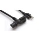 Hosa PWD-402 Daisy Chain IEC to 5-15P Power Cord 2ft
