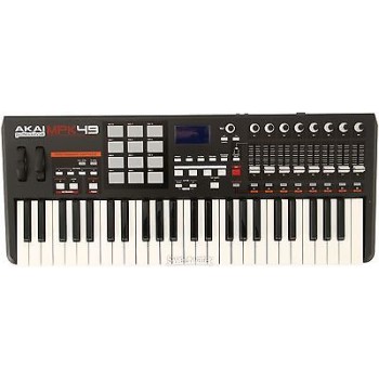 AKAI MPK49 49-key semi weighted USB/MIDI controller with 12 MPC pads