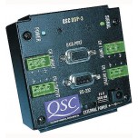 QSC DSP3 2 Channel digital signal processor with euro style in/out connectors.