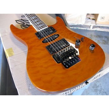 STAGG Z600QM-AM Quilted Maple Top Guitar Tremolo New