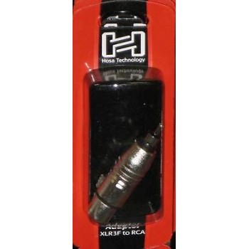Hosa GXR-134, Adaptor, XLR3F to RCA