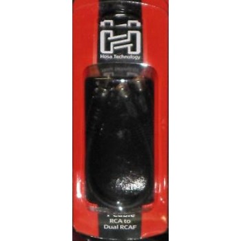 Hosa YRA-104, Y Cable, RCA to Dual RCAF
