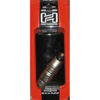 Hosa GXF-132, Adaptor, RCA to XLR3F