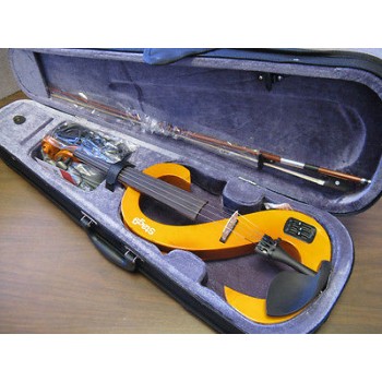 STAGG EVN4/4-H Electric Violin Headphones, Case Honey Finish  New STAGG EVN4/4-H Electric Violin Headphones, Case Honey Finish  New